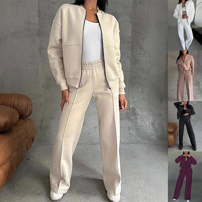 Two-piece Set | Jacket And Wide Leg Pants